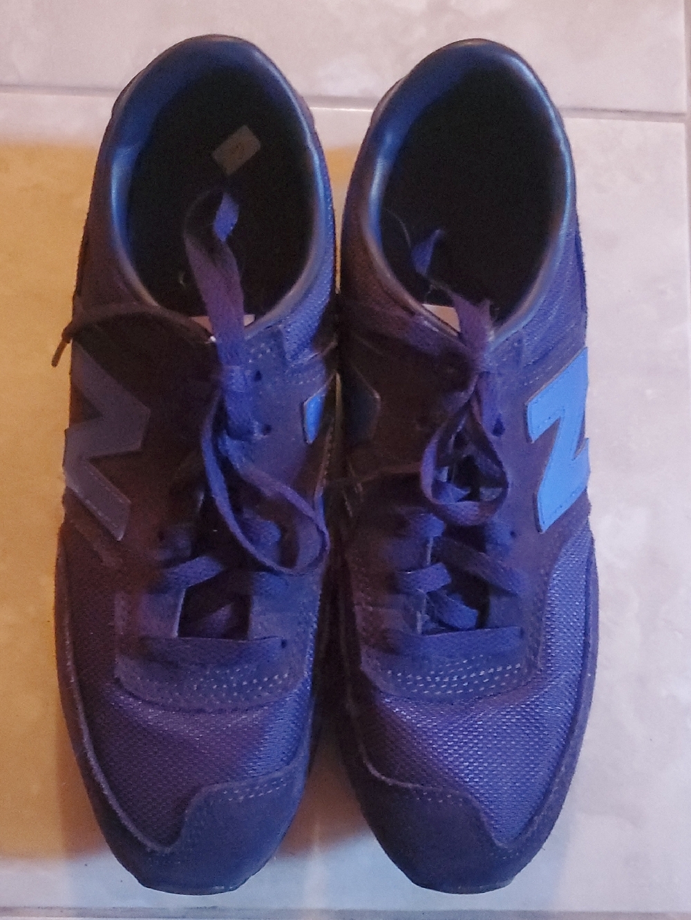 New Balance Purple and Blue Athletic Shoes